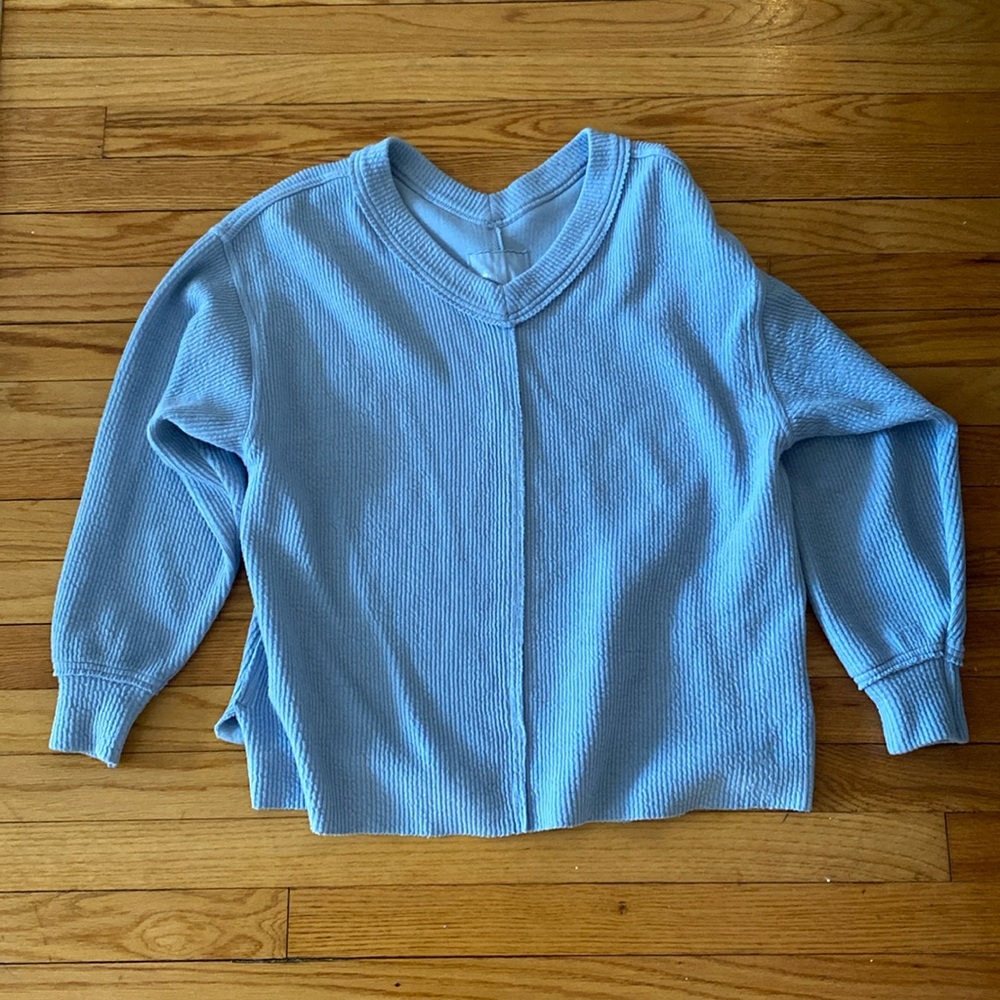 Aerie Oversized V Neck Sweater XS